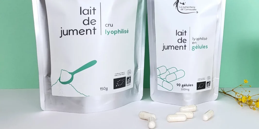 Lait de Jument bio lyophilisé et en gélules