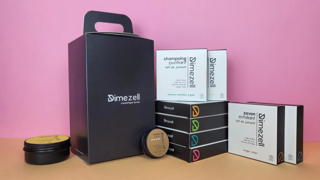 Coffret Cadeau Cosmétique Dimezell au Lait de Jument