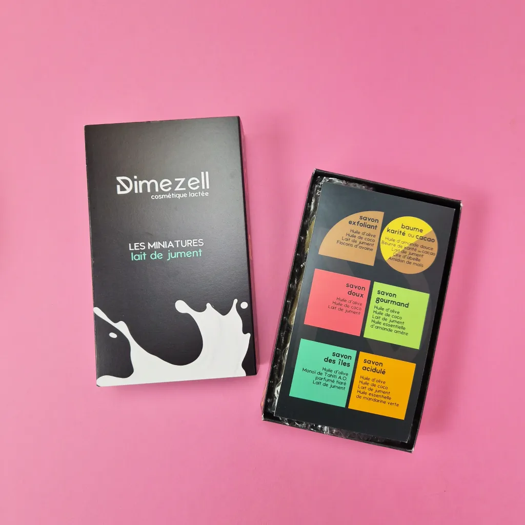 Coffret Découverte Cosmétique au Lait de Jument Dimezell - La Jumenterie de Cornouaille