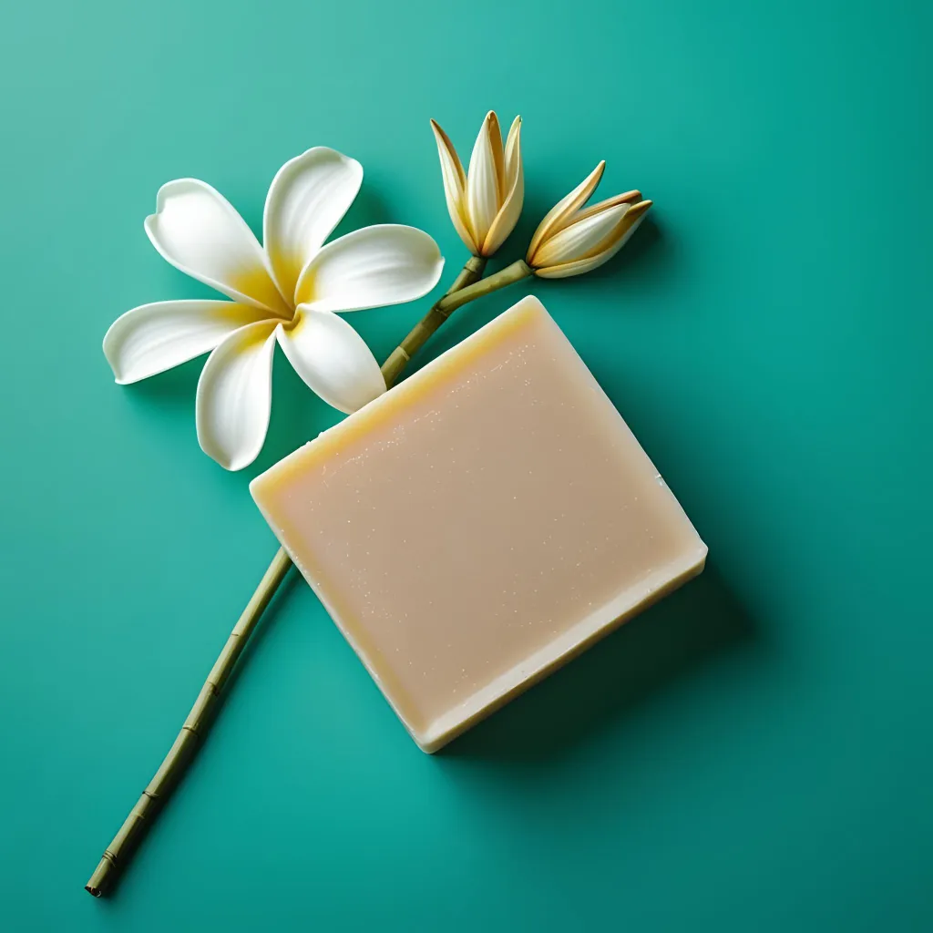 Savon artisanal bio au lait de jument et au Monoï Dimezell