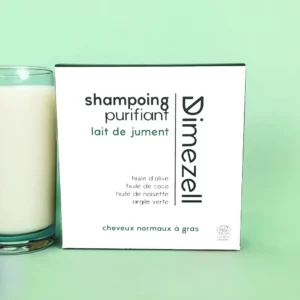 Shampoing solide purifiant au lait de jument bio Dimezell