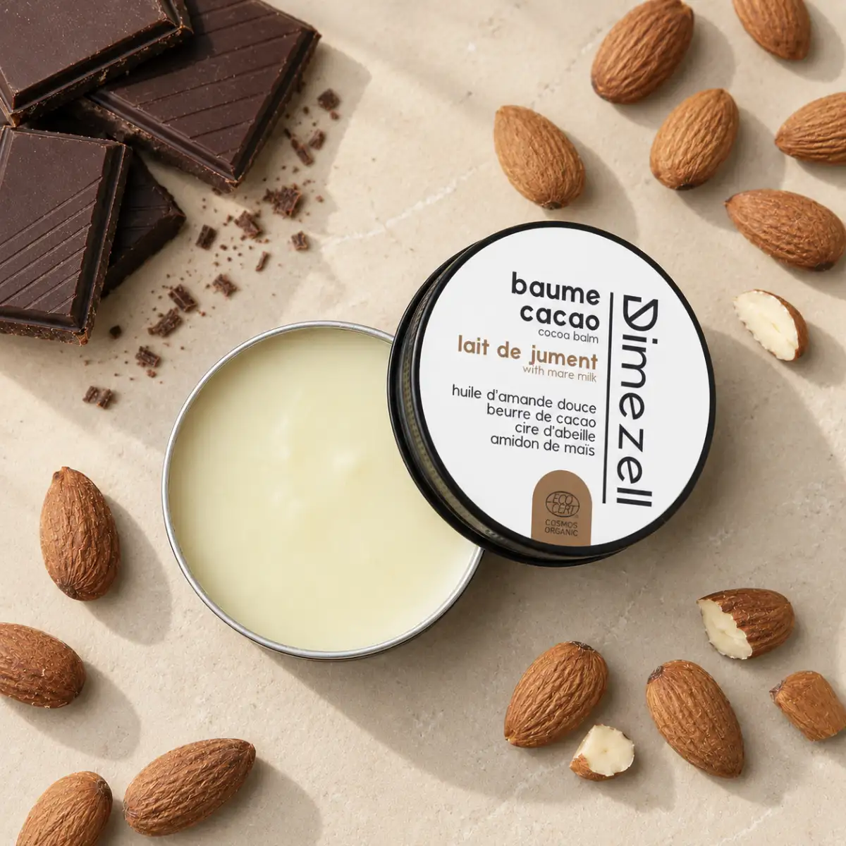Baume au lait de jument Cacao Bio Dimezell