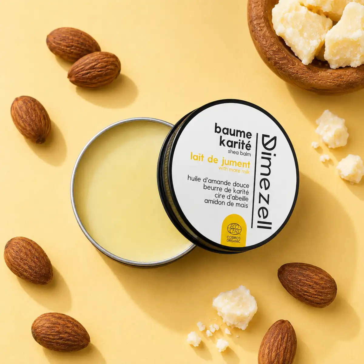 Baume au lait de jument Karité Bio Dimezell