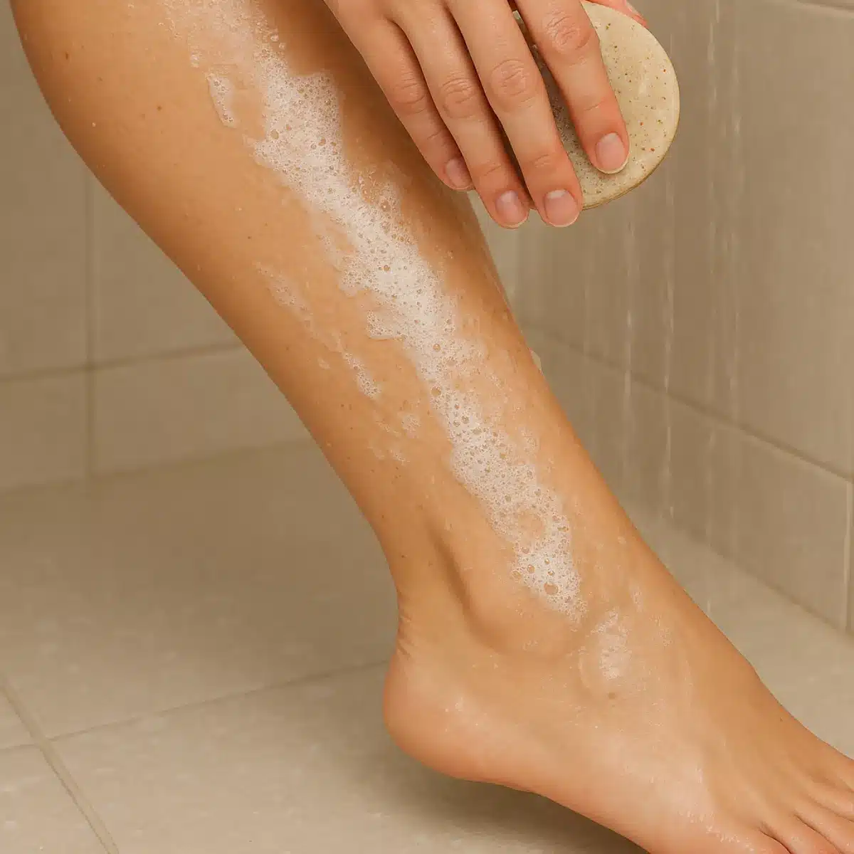 Savon au lait de jument solide Exfoliant bio Dimezell