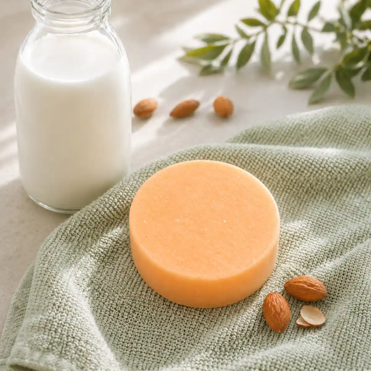 Savon au lait de jument solide Gourmand bio Dimezell
